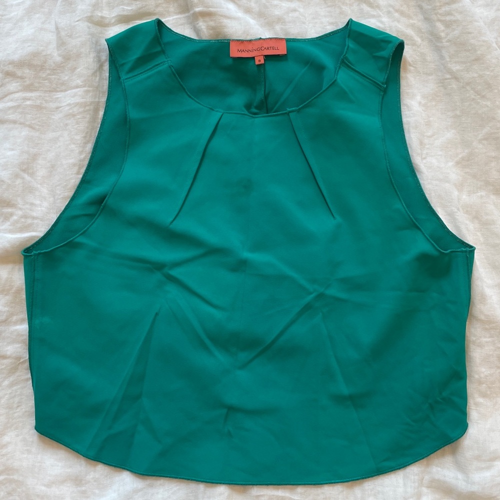 Manning Cartell Green Crop Top Size 8 / M